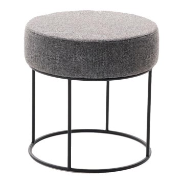 RELO Ottoman, Ø 40 cm, Anthracite