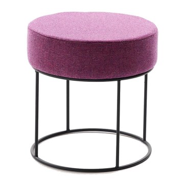 RELO Ottoman Ø 40 cm, Pink