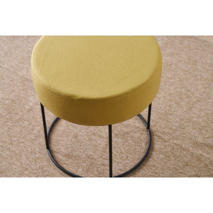 RELO ottoman Ø 40 cm, yellow