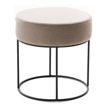 RELO Round Ottoman Ø 40 cm, Beige