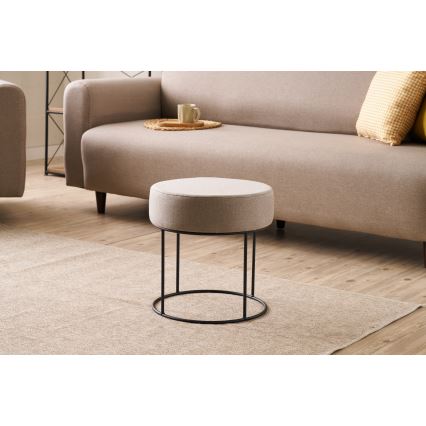 RELO Round Ottoman Ø 40 cm, Beige