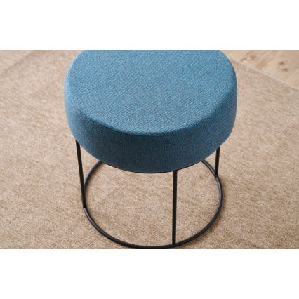 RELO Round Ottoman Ø 40 cm, Blue