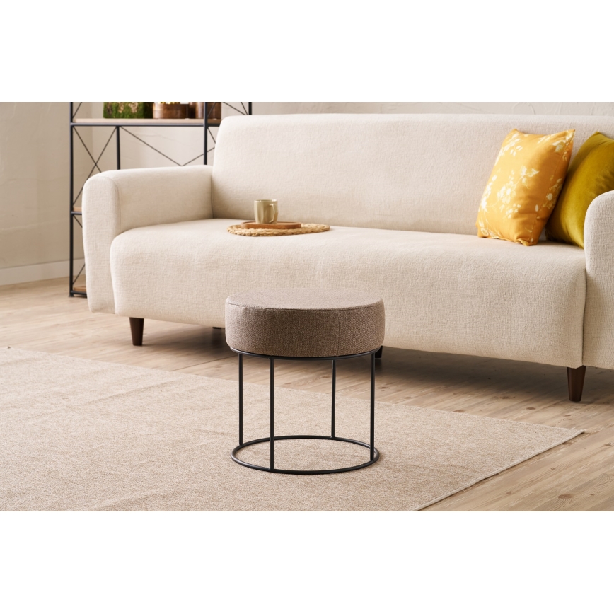 RELO Stool Ø 40 cm, Brown