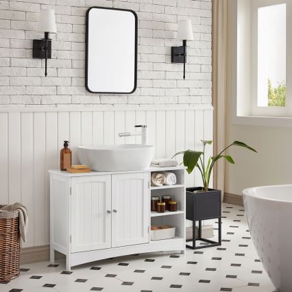 REMI White Bathroom Cabinet