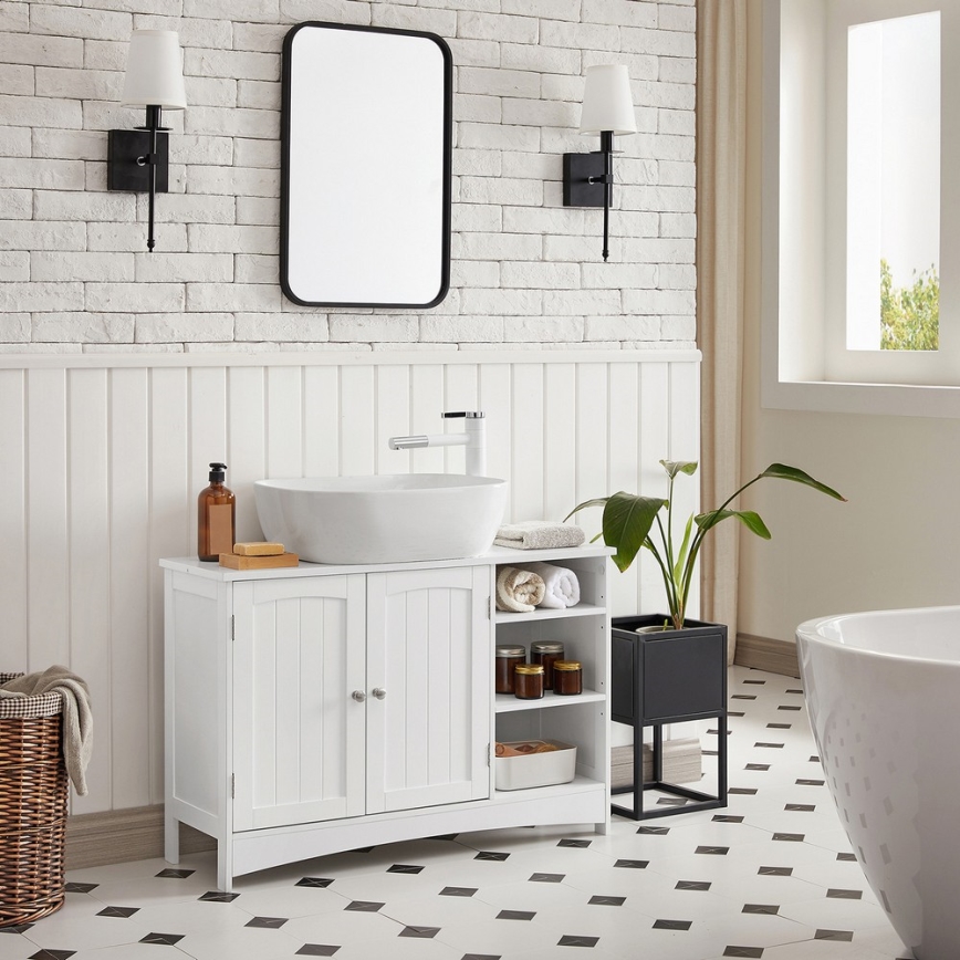 REMI White Bathroom Cabinet