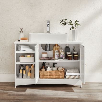 REMI White Bathroom Cabinet