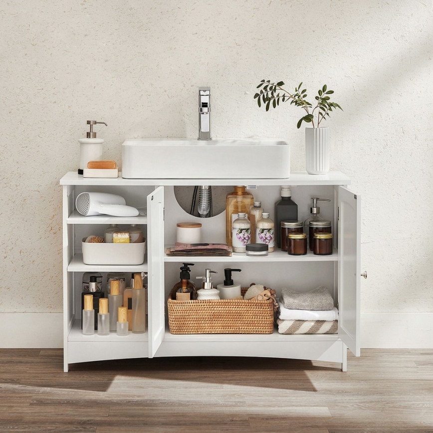 REMI White Bathroom Cabinet