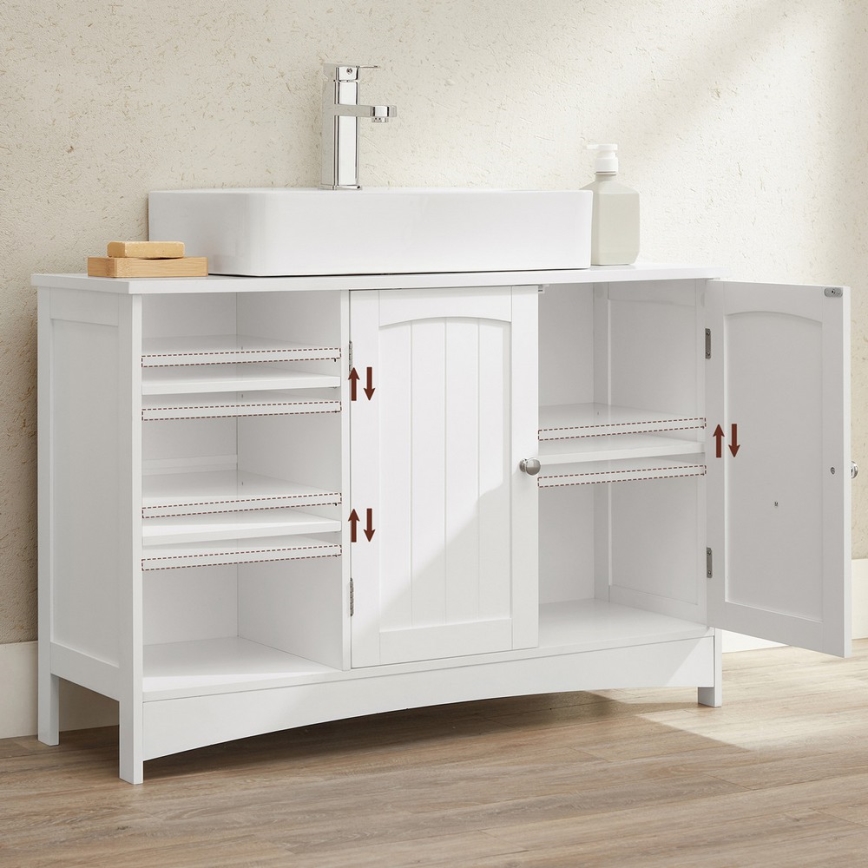 REMI White Bathroom Cabinet