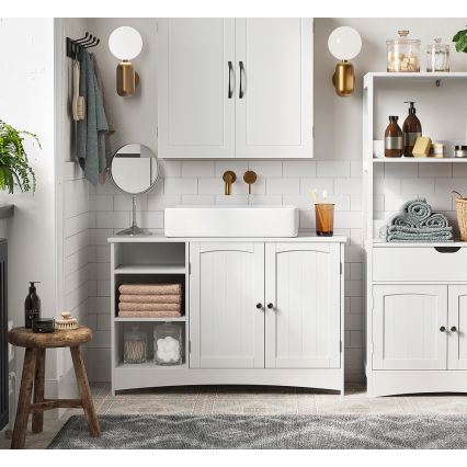 REMI White Bathroom Cabinet
