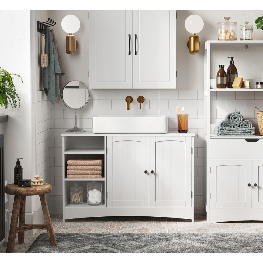 REMI White Bathroom Cabinet