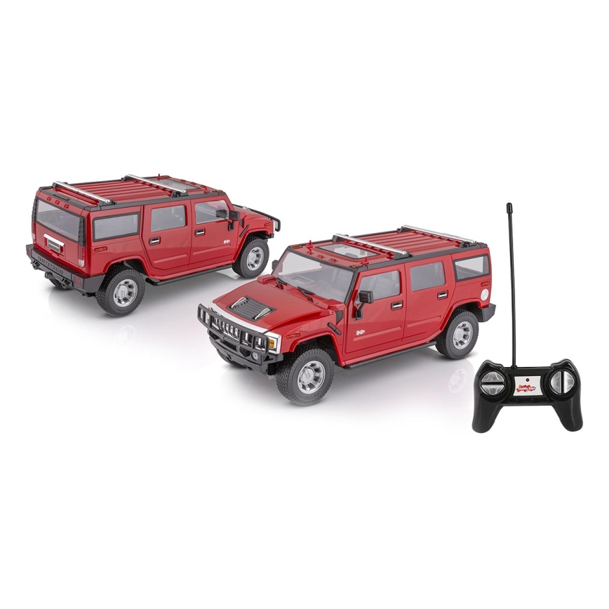 Remotely controlled car Hummer H2 red