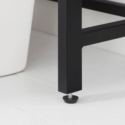 RENARO Bathroom Shelf Brown/Black