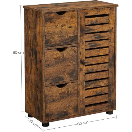 RENE Brown Cabinet