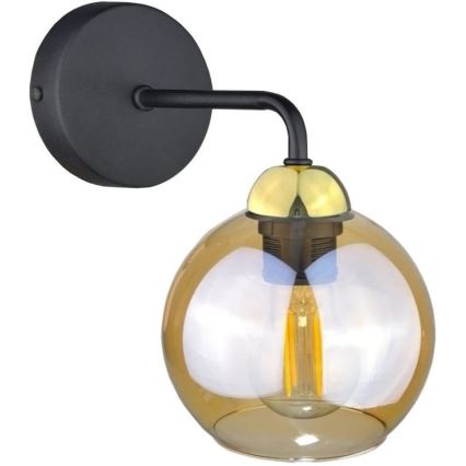 Replacement glass for wall light AMBER - brown smoky