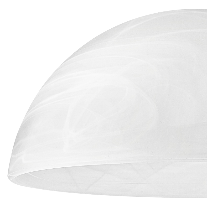 Replacement glass for chandelier E27 130x300 mm white