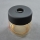 Replacement glass for AMBER chandelier E27, diameter 14 cm, black/smoked beige