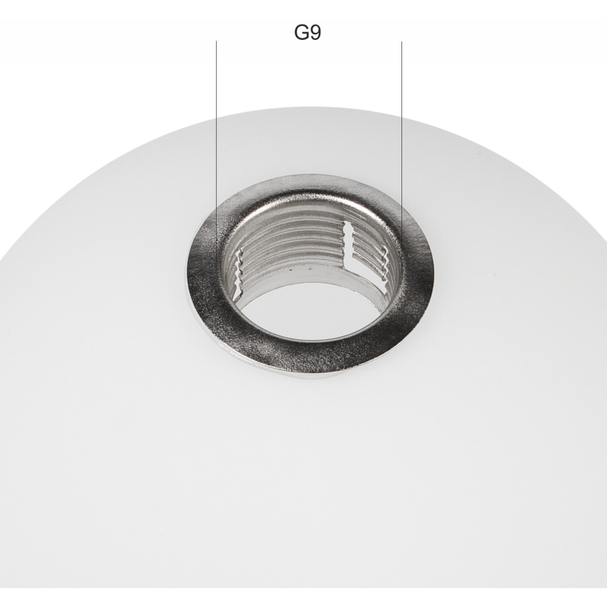 Replacement glass for ASTRO ANTONIO G9 chandelier, 12 cm diameter