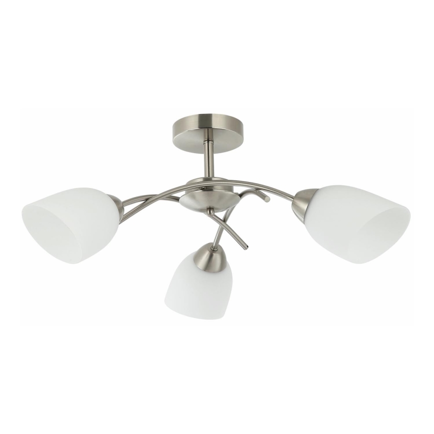Replacement glass for chandelier and wall light DONNA E27 white