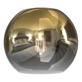 Replacement glass for chandelier and wall light MONTE E27 d. 15 cm gold/smoky