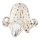 Replacement glass for chandelier ANIA E14 95x130 mm clear
