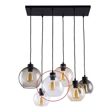 Replacement glass for chandelier CUBUS E27 clear