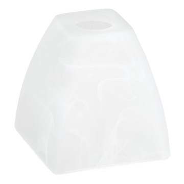 Replacement glass for chandelier E14 10x13 cm white