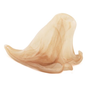 Replacement glass for chandelier E14 11,5x18 cm beige