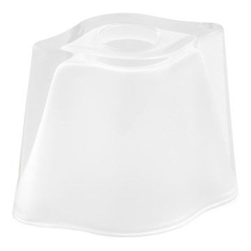 Replacement glass for chandelier E14 9,5x12 cm white