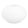 Replacement glass for chandelier E14 d. 13,5 cm white