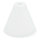 Replacement glass for chandelier E27 d. 23 cm white