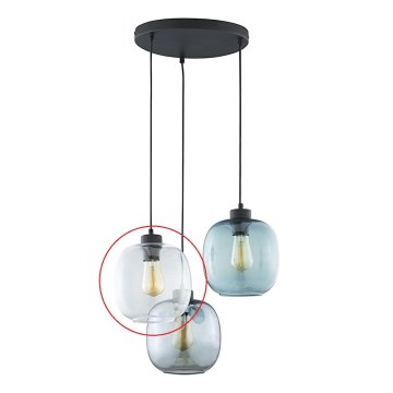 Replacement glass for chandelier ELIO E27 clear