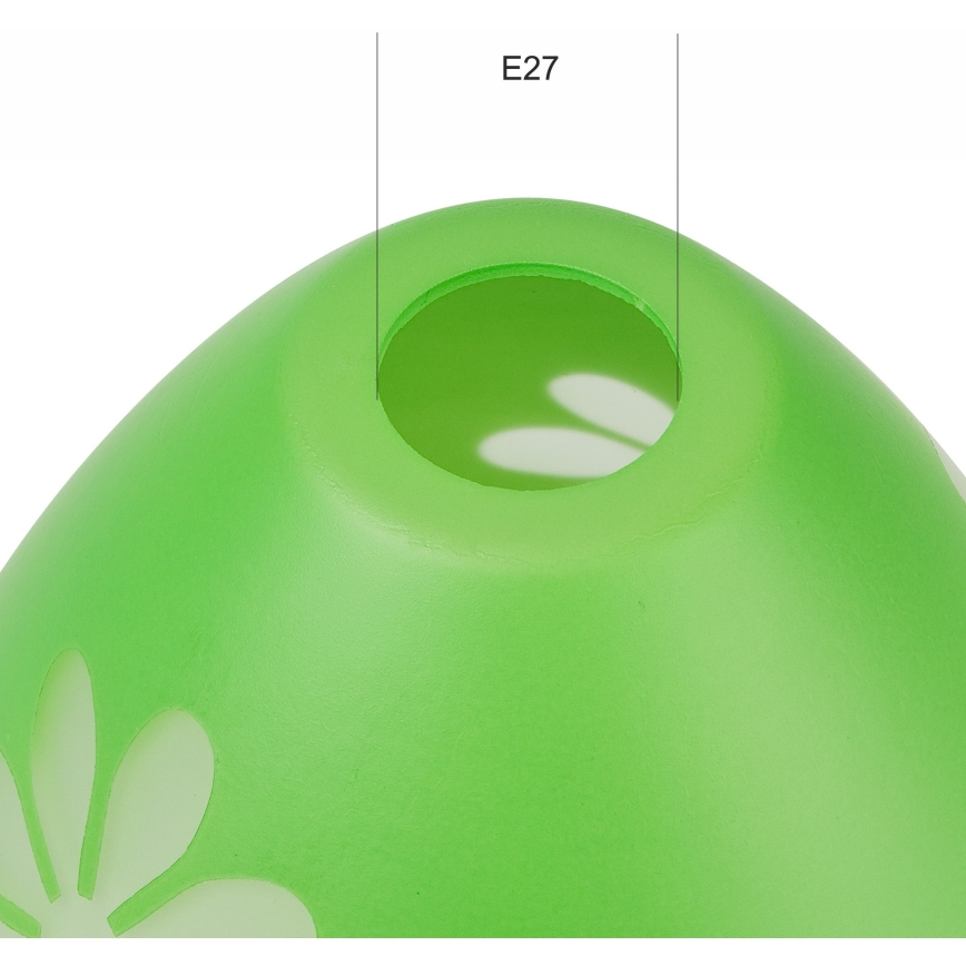 Replacement glass for chandelier GARDEN E27 d. 23 cm green