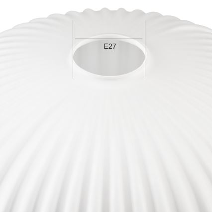 Replacement glass for chandelier HARMA E27 14x25 cm white