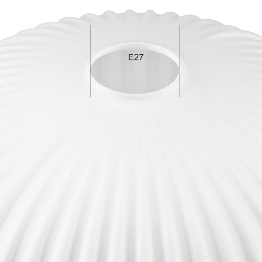 Replacement glass for chandelier HARMA E27 14x25 cm white