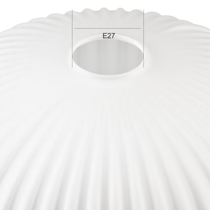 Replacement glass for chandelier HARMA E27 17x30 cm white