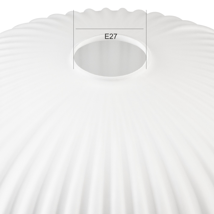 Replacement glass for chandelier HARMA E27 17x30 cm white