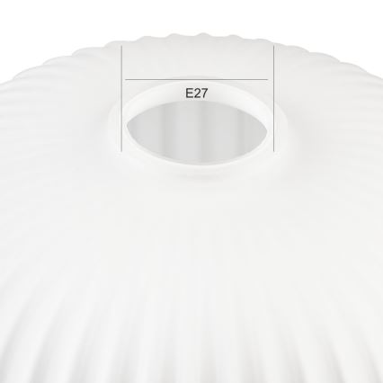 Replacement glass for chandelier HARMA E27 18x20 cm white