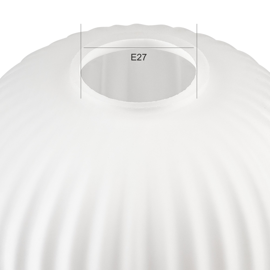 Replacement glass for chandelier HARMA E27 21x14 cm white