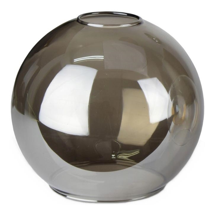Replacement glass for chandelier LACRIMA SMOKY E27 d. 15 cm black smoky
