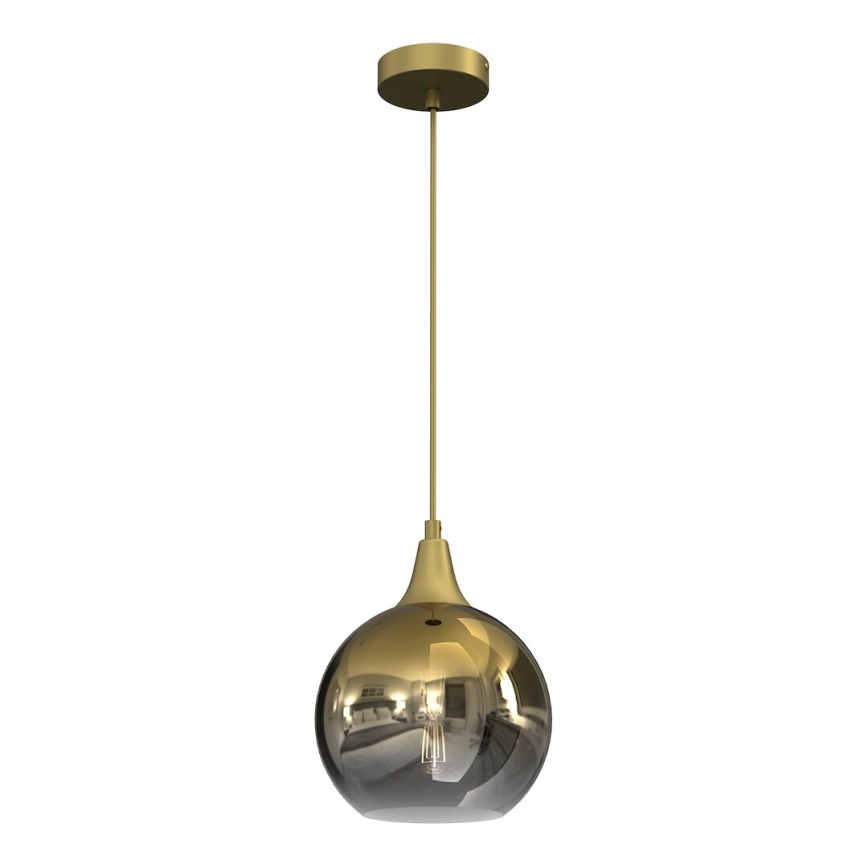 Replacement glass for chandelier MONTE E27 d. 20 cm gold/smoky