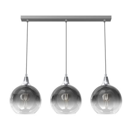 Replacement glass for chandelier MONTE E27 d. 20 cm smoky