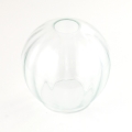 Replacement glass for DEVI E27 chandelier, 18 cm diameter, clear