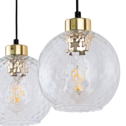 Replacement glass for DEVON wall light and chandelier, diam. 18 cm, clear