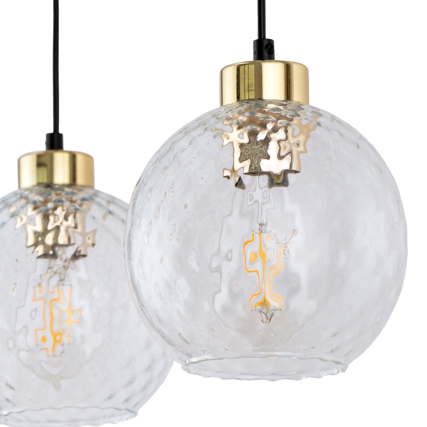Replacement glass for DEVON wall light and chandelier, diam. 18 cm, clear