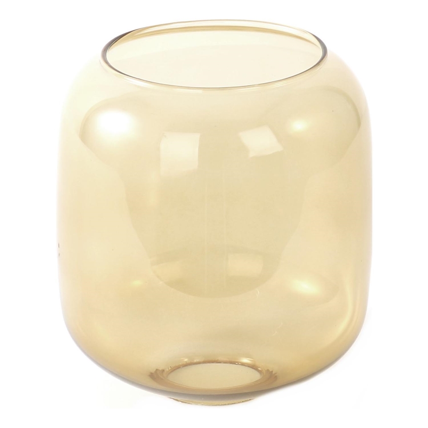 Replacement glass for E27 chandelier, Ø 14 cm, smoky brown
