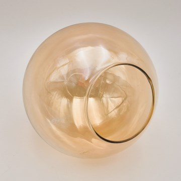 Replacement glass for GEORGIA G9 chandelier and wall light, Ø 12 cm, smoked beige