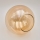 Replacement glass for GEORGIA G9 chandelier and wall light, Ø 12 cm, smoked beige