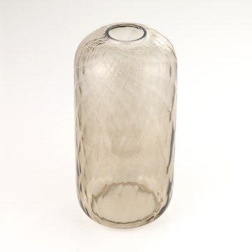 Replacement glass for KARO E27 chandelier, diameter 14 cm, smoked brown