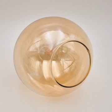 Replacement glass for MALENA and MALIVA chandeliers (E14) — smoked beige