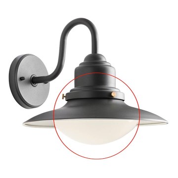 Replacement glass for outdoor light Redo - ELIO